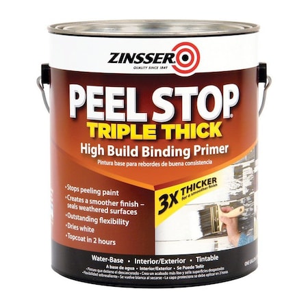 KRUD KUTTER Zinsser Peel Stop White Smooth Water-Based Acrylic High Build Binding Primer 1 gal 260924